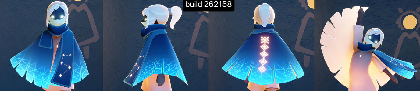 Sky Fest Wireframe Cape by cy - IAP